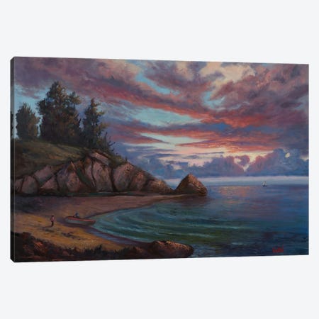 The End Of The Day Canvas Print #CVI39} by Christopher Vidal Canvas Artwork