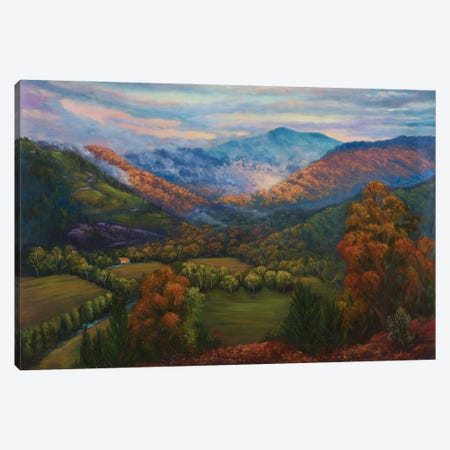 The View Of Mt Bogong From Tower Hill Canvas Print #CVI42} by Christopher Vidal Art Print