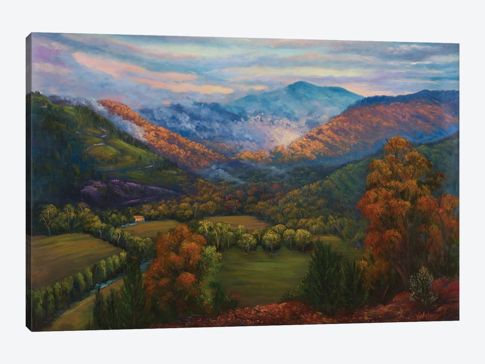The View Of Mt Bogong From Tower Hill by Christopher Vidal 1-piece Canvas Print