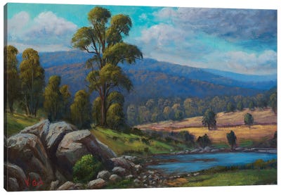 An Afternoon In The Countryside Canvas Art Print - Christopher Vidal