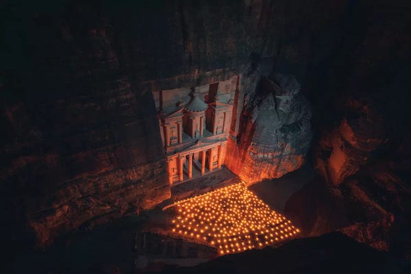 Ancient Ruins: Petra - Jordan by Cuma Çevik