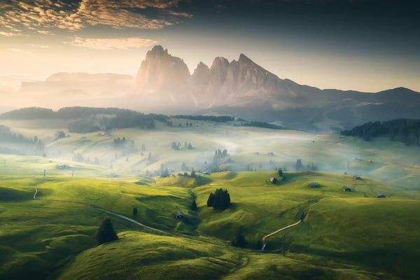 Cuma Çevik: Alpe de Siusi II - Dolomites - Italy by Cuma Çevik