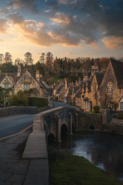 Castle Combe by Cuma Çevik art print