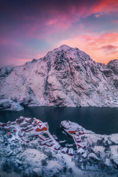 Norway by Cuma Çevik art print