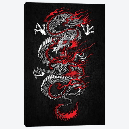 Asian Dragon Canvas Print #CVL100} by Cornel Vlad Canvas Artwork