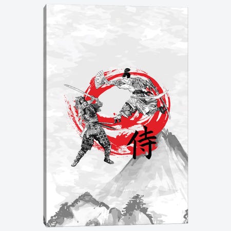 Samurai Warriors Canvas Print #CVL110} by Cornel Vlad Canvas Art Print