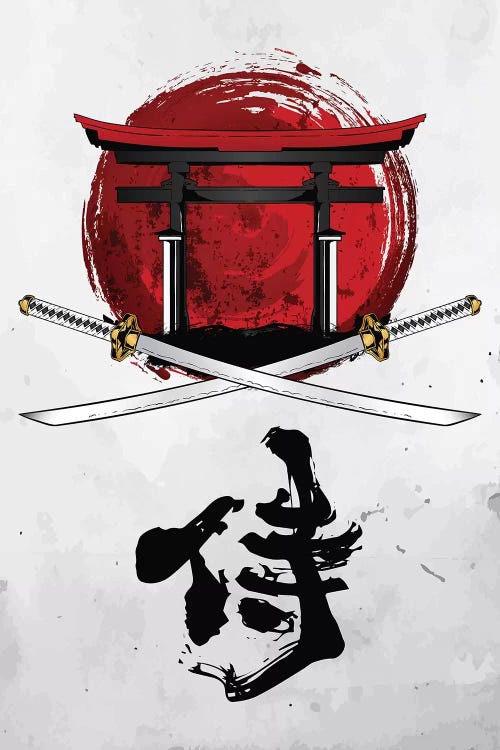 Samurai Katana With Tori Gate