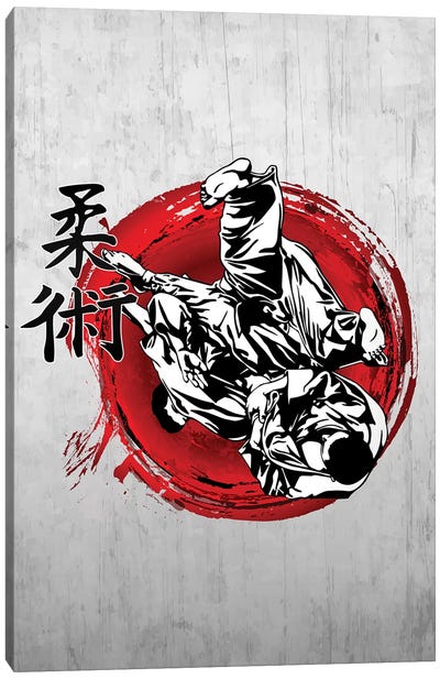 Jujitsu Canvas Art Print - Martial Arts