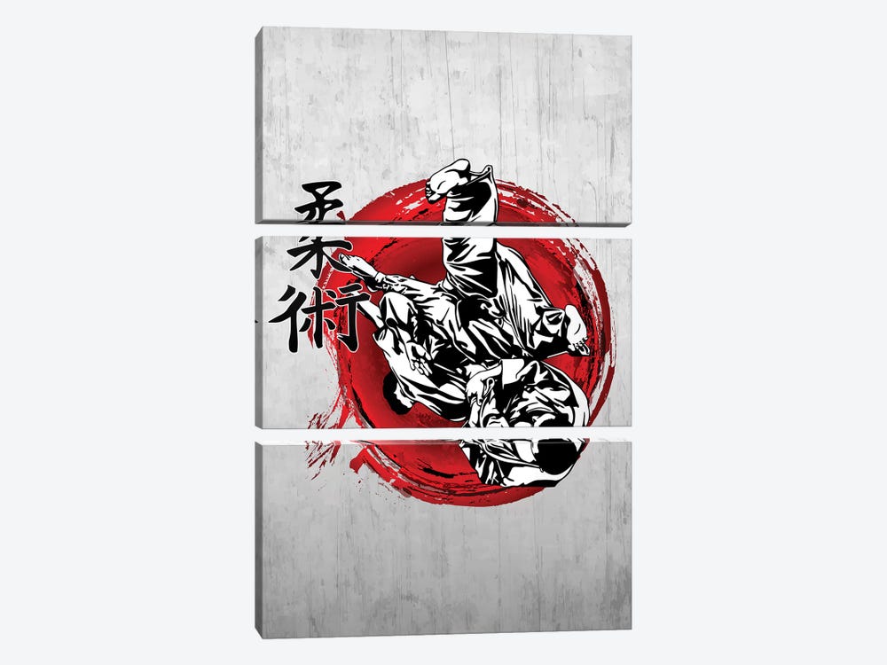 Jujitsu by Cornel Vlad 3-piece Canvas Print