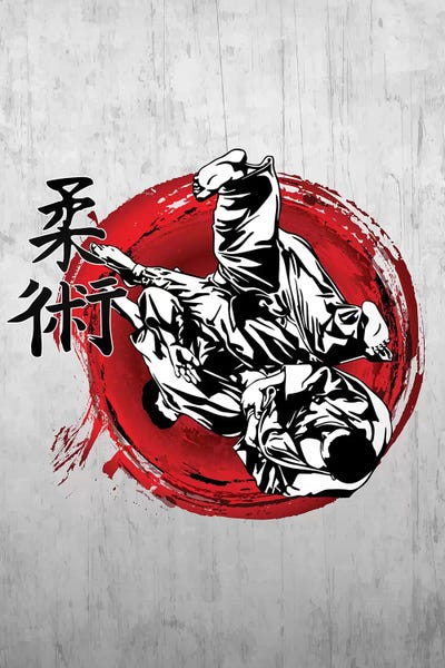 Japanese Décor: Jujitsu by Cornel Vlad