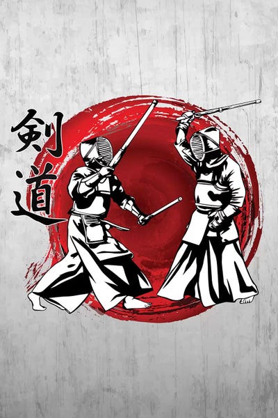 Kendo by Cornel Vlad multi panel art