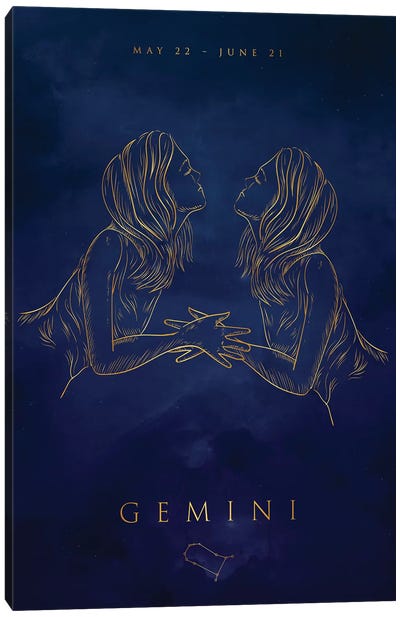 Gemini Canvas Art Print - Gemini