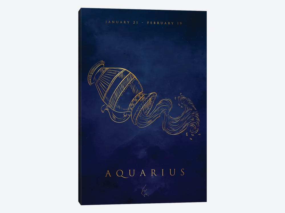 Aquarius by Cornel Vlad 1-piece Canvas Art