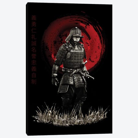 Bushido Samurai Marching Canvas Print #CVL18} by Cornel Vlad Canvas Print