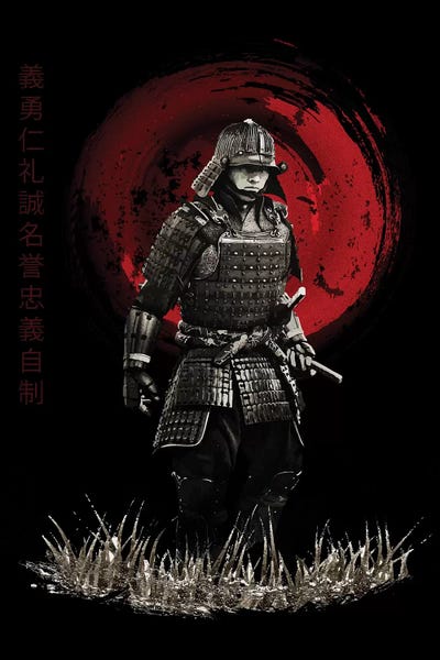 Samurai: Bushido Samurai Marching by Cornel Vlad