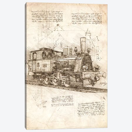 Locomotive Canvas Print #CVL191} by Cornel Vlad Canvas Print