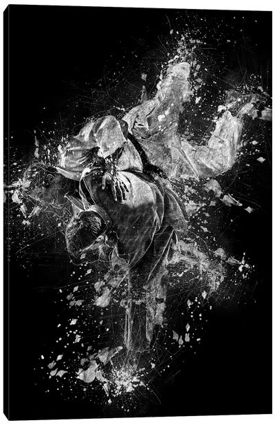 Judo Throw Canvas Art Print - Cornel Vlad