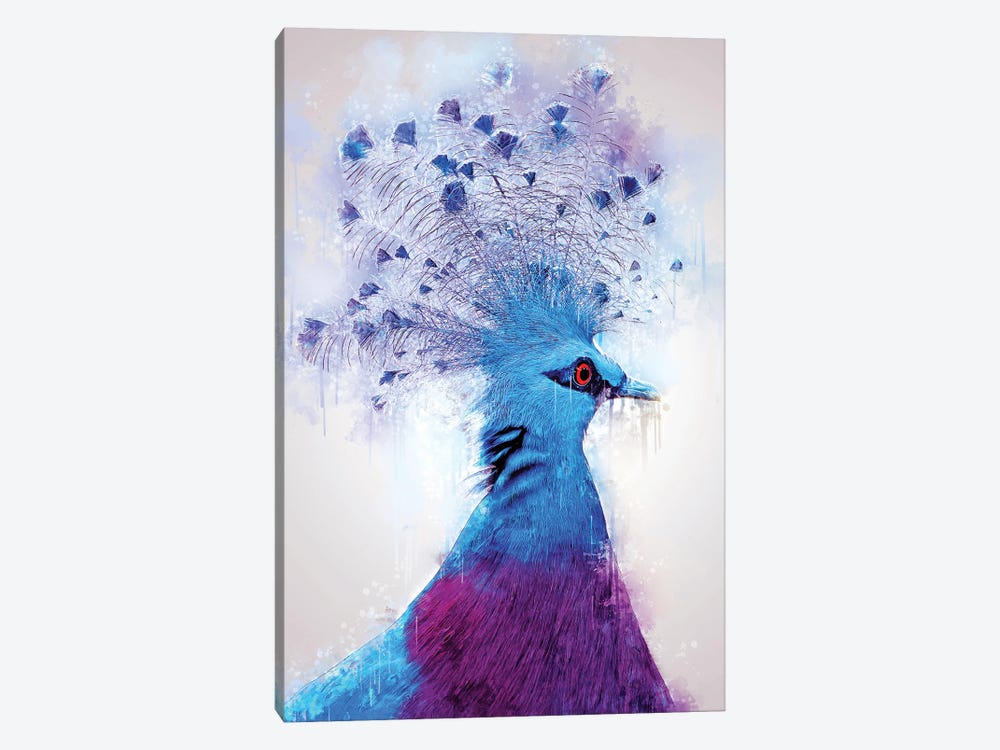 Victoria Crowned Dove by Cornel Vlad 1-piece Art Print