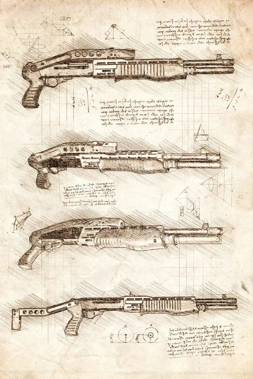Shotguns by Cornel Vlad wall art