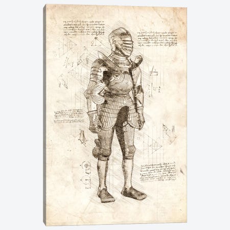 Suit Of Armor Canvas Print #CVL239} by Cornel Vlad Canvas Artwork