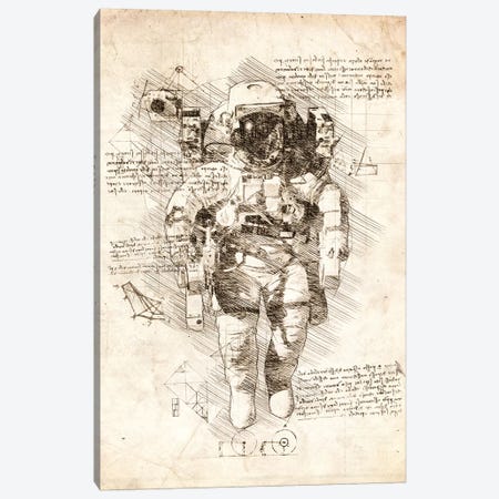 Astronaut Suit Canvas Print #CVL31} by Cornel Vlad Canvas Print