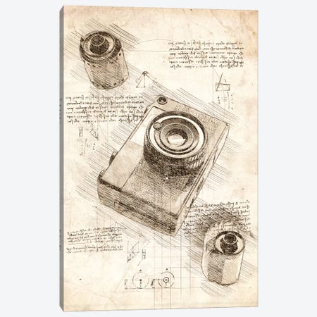 Camera And Film Canvas Print #CVL33} by Cornel Vlad Canvas Print