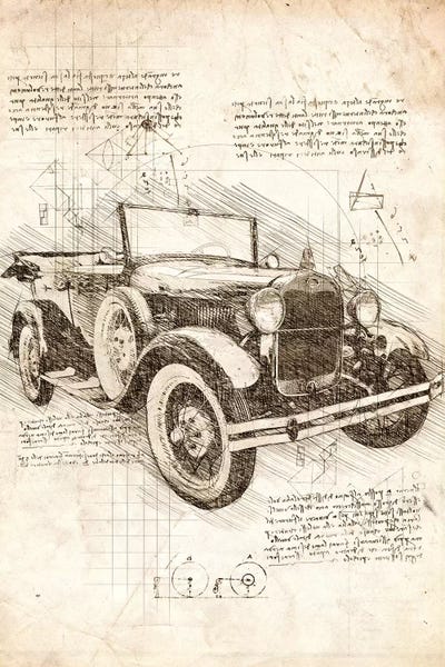 Old Ford Model T by Cornel Vlad canvas print