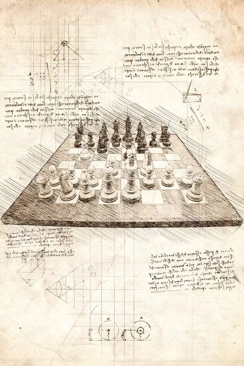 Chess Board by Cornel Vlad wall art