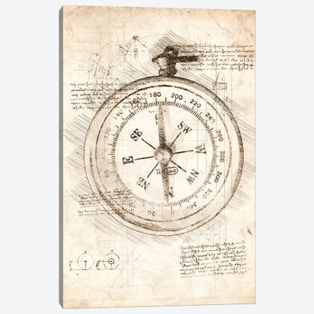 Compass Canvas Print #CVL38} by Cornel Vlad Canvas Print