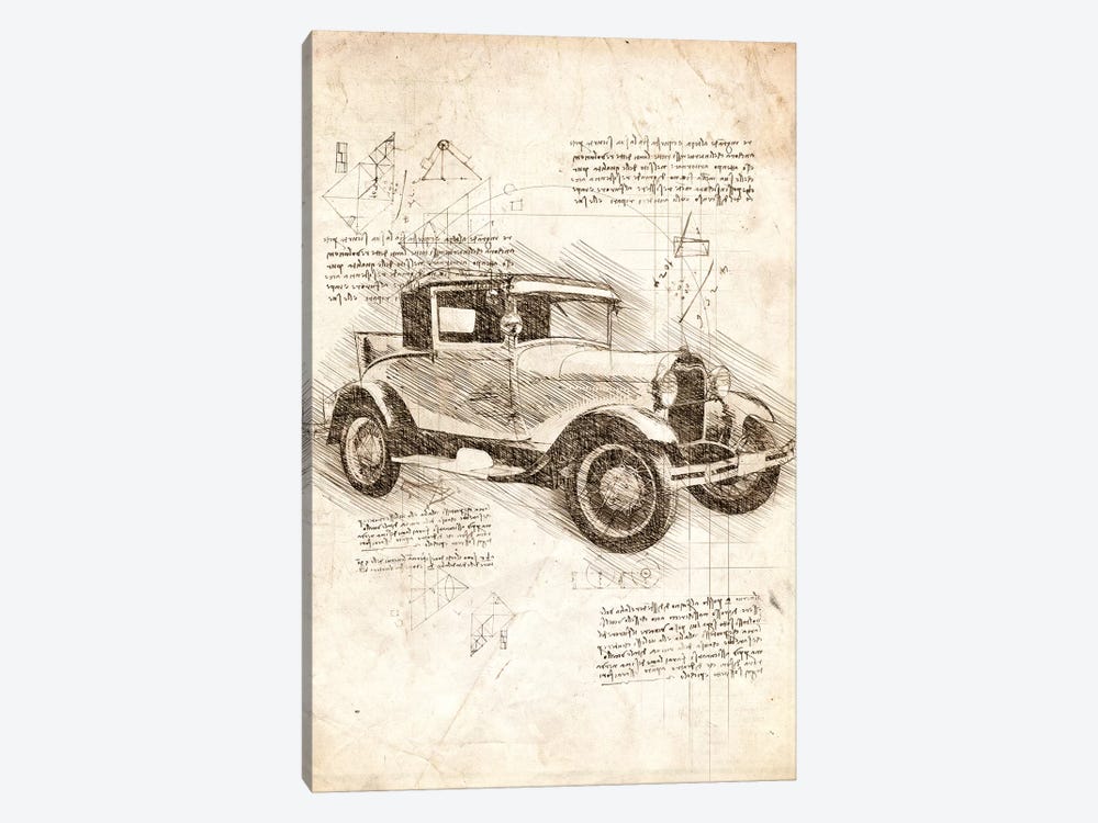 Ford Model T by Cornel Vlad 1-piece Canvas Print