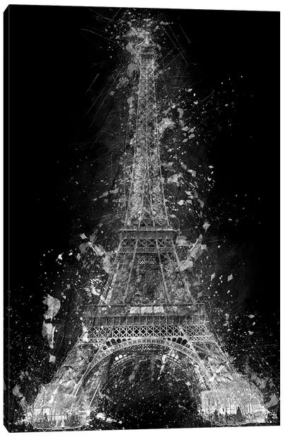 The Eiffel Tower Canvas Art Print - Cornel Vlad