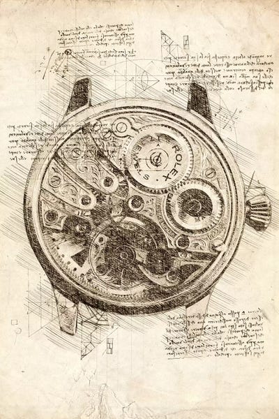 Engineering & Machinery Blueprints: Rolex Insides by Cornel Vlad
