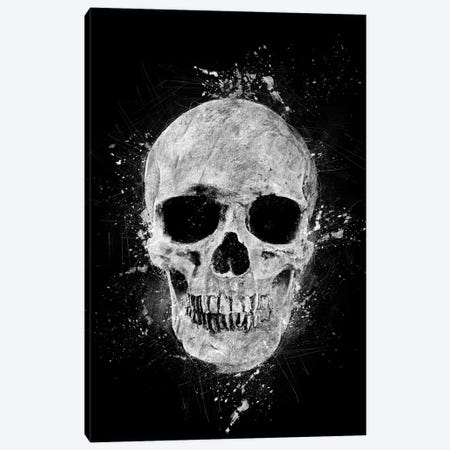 Gothic Human Skull Canvas Print #CVL7} by Cornel Vlad Canvas Wall Art