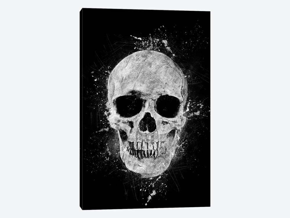 Gothic Human Skull by Cornel Vlad 1-piece Art Print