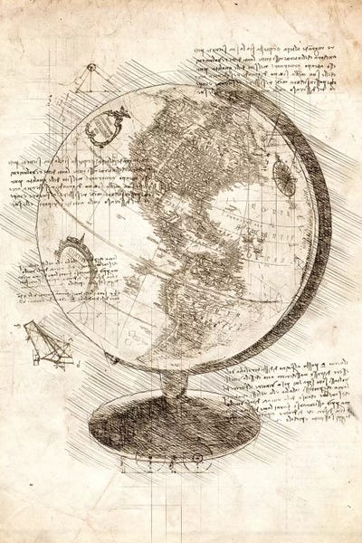 Globes: World Globe by Cornel Vlad