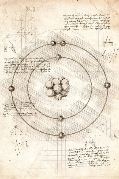 Subatomic Particles by Cornel Vlad framed wall art