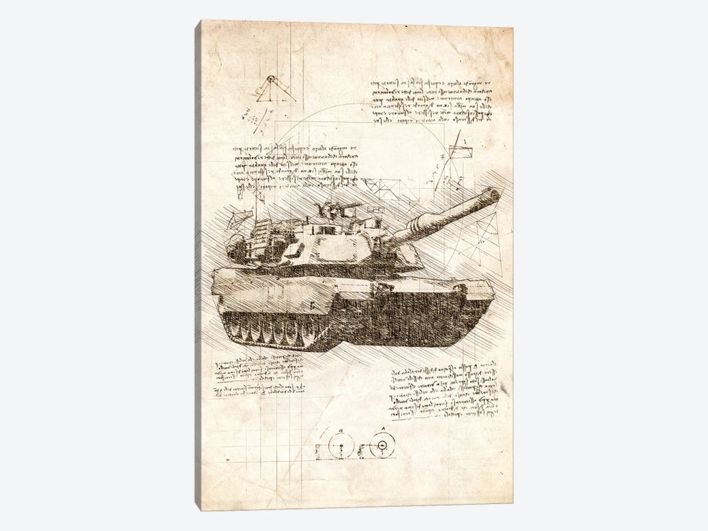 Tank by Cornel Vlad 1-piece Art Print
