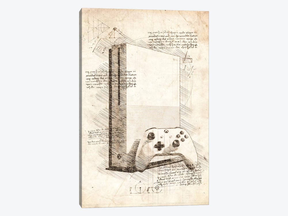 Xbox One S by Cornel Vlad 1-piece Canvas Artwork