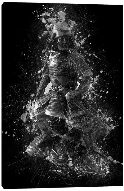 Samurai Statue Canvas Art Print - Cornel Vlad