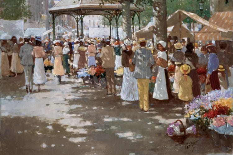 Old Marketplace I by Carel van Rooijen wall art