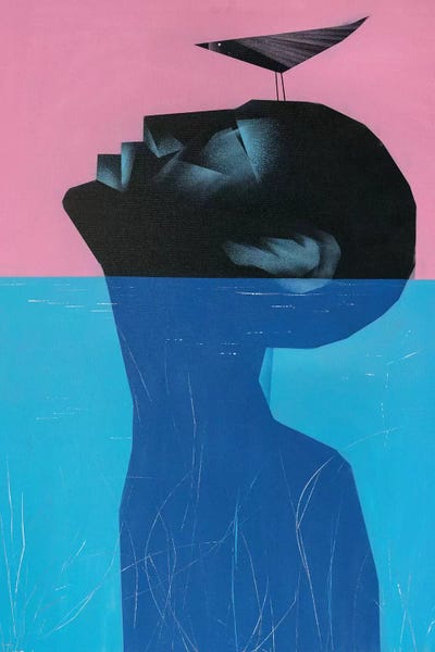 Large Modern Art - Canvas Prints: Drowning Voluntary II by VCalvento