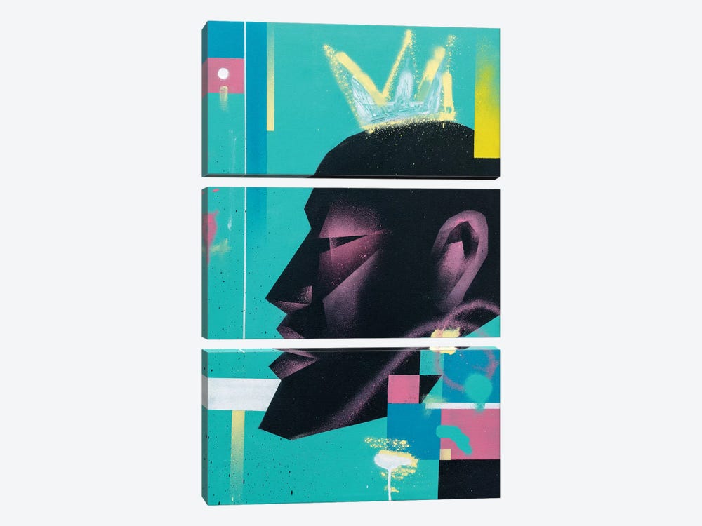 King by VCalvento 3-piece Canvas Wall Art