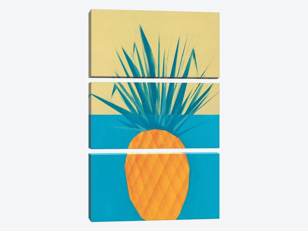 Pineapple by VCalvento 3-piece Canvas Print
