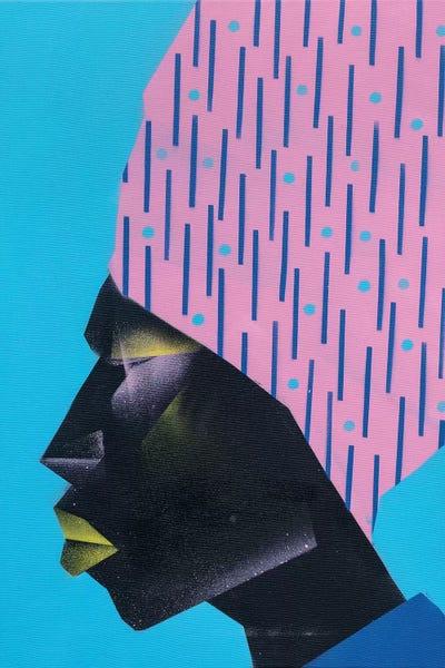 African Heritage: Pink Turban by VCalvento