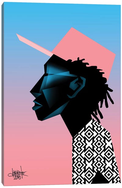 Space Is The Place IV Canvas Art Print - African Culture