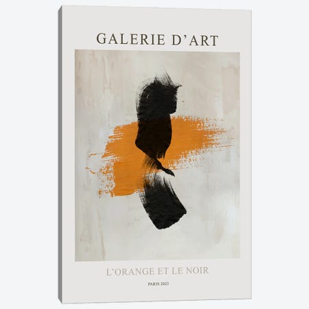 L'Orange Et Le Noir Canvas Print #CWD108} by Caroline Wendelin Canvas Print