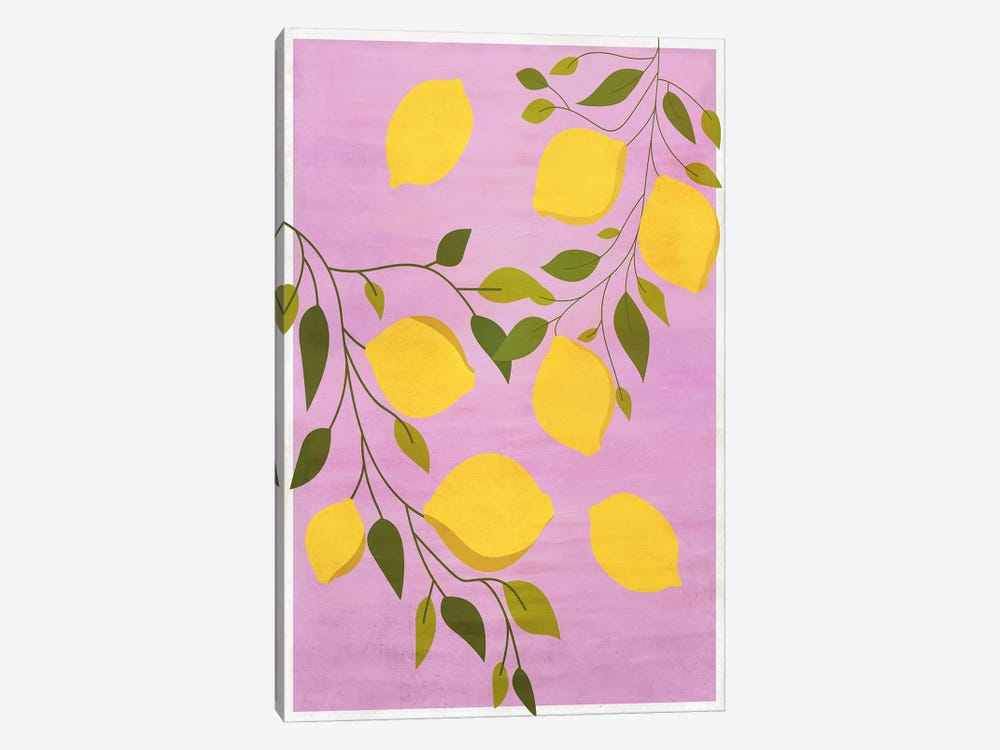 Lemons by Caroline Wendelin 1-piece Canvas Art