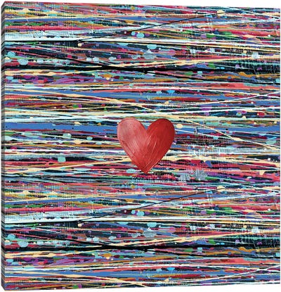 Make Love Canvas Art Print - Caroline Wendelin