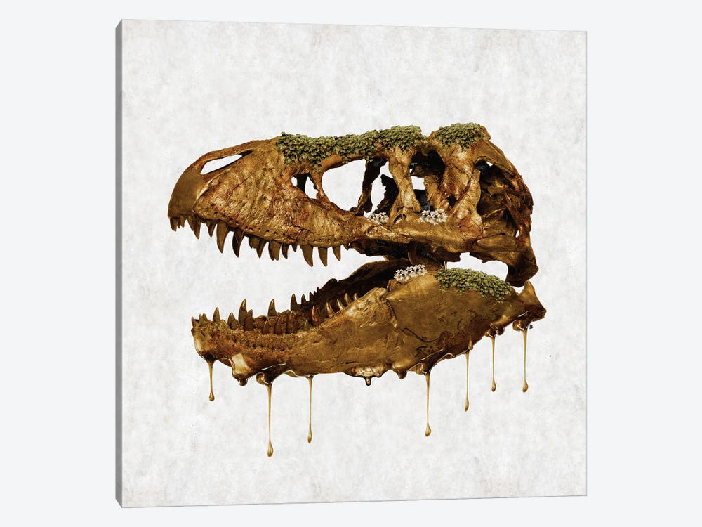 Jurassic Gold II by Caroline Wendelin 1-piece Canvas Print