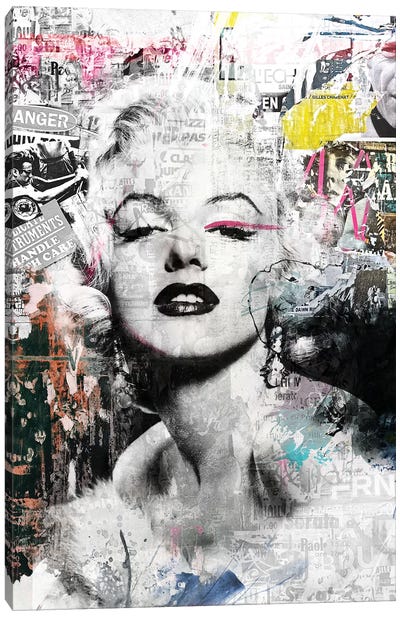 Cover Story V Canvas Art Print - Marilyn Monroe